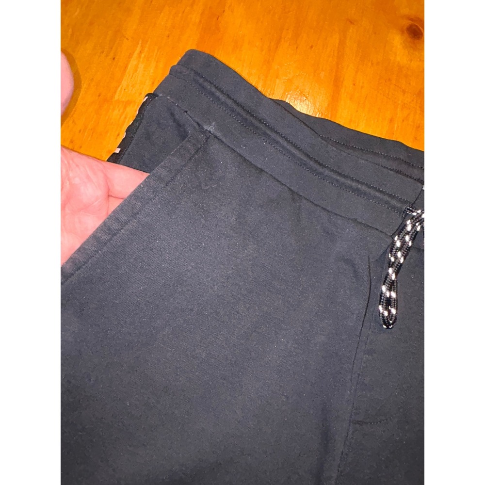 Express Womens XL Black Joggers Stripe 'Brand That Unites' Sweatpants Athletic - Picture 9 of 11